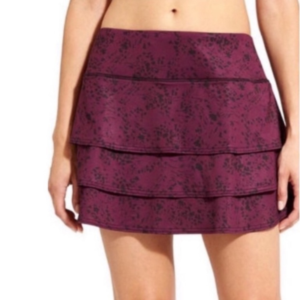 Athleta Black Plum Swagger Skort